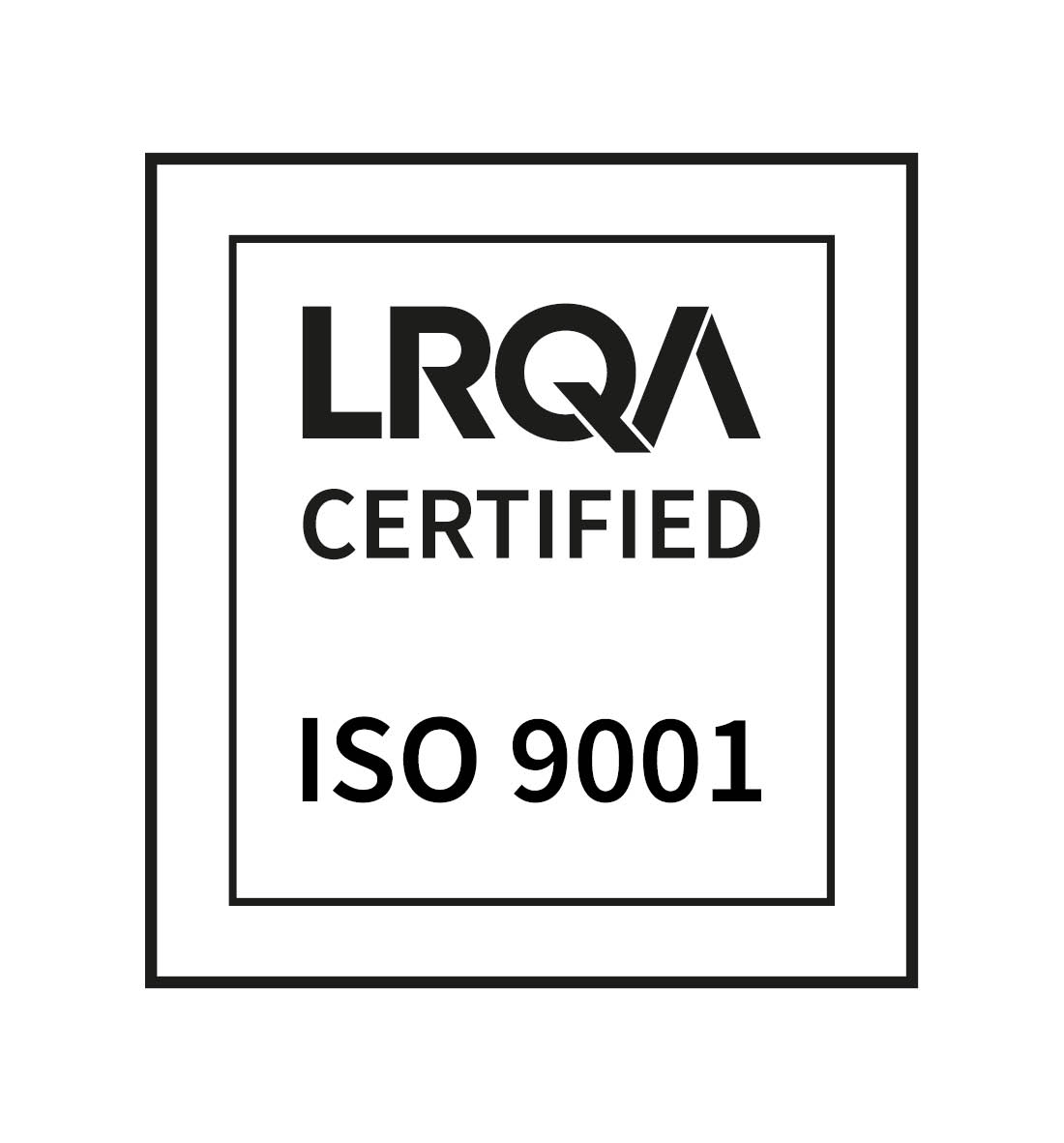 LRQA Certified ISO9001